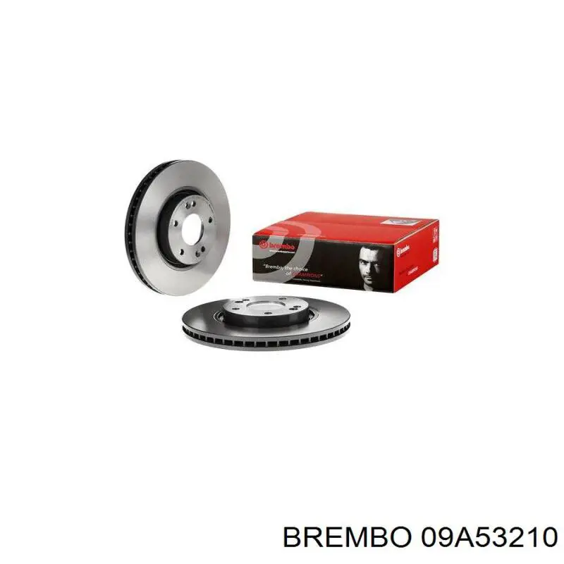 Диск гальмівний передній 09A53210 Brembo