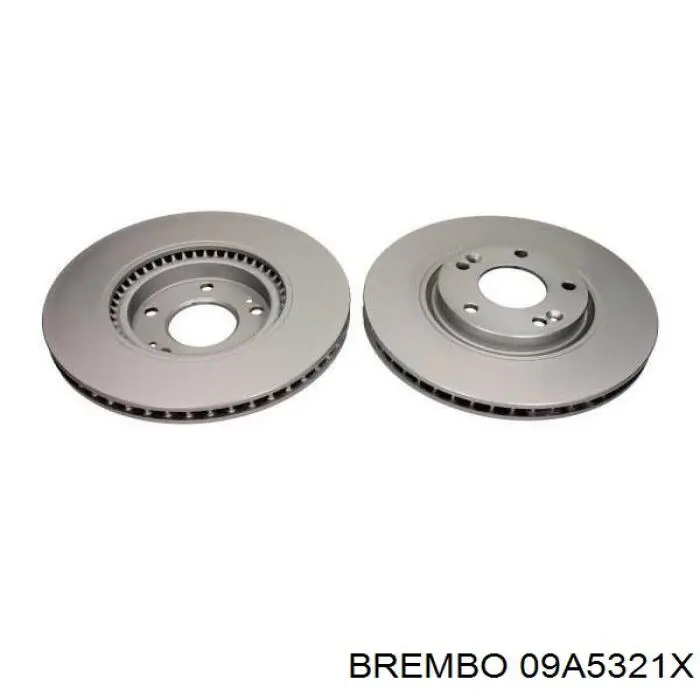 Диск переднього гальма Brembo 09A5321X ціна, від 84.65 USD
