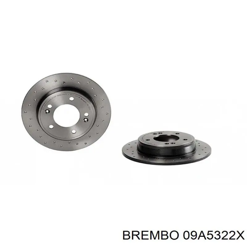 Гальмівні диски передні 09A5322X Brembo