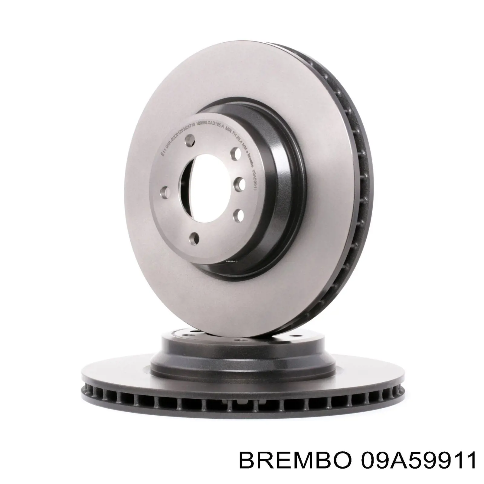 09A59911 Brembo диск гальмівний передній
