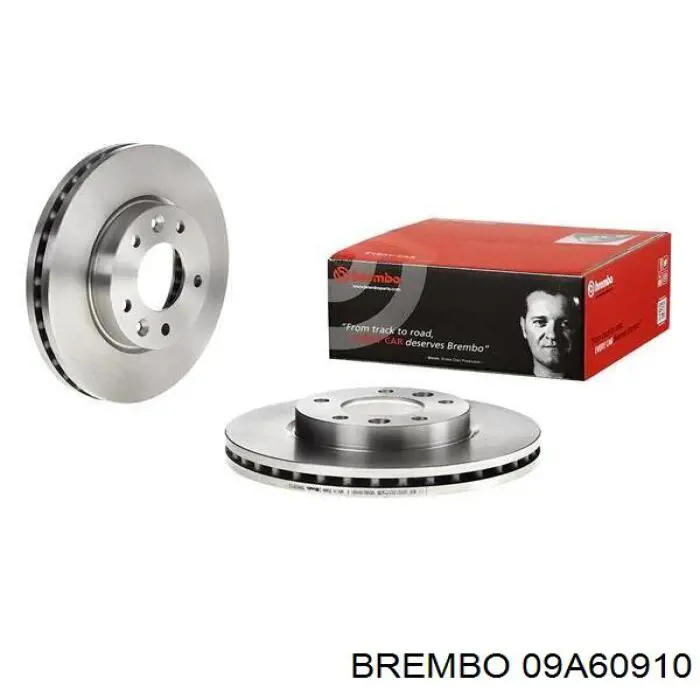 Диск гальмівний передній 09A60910 Brembo