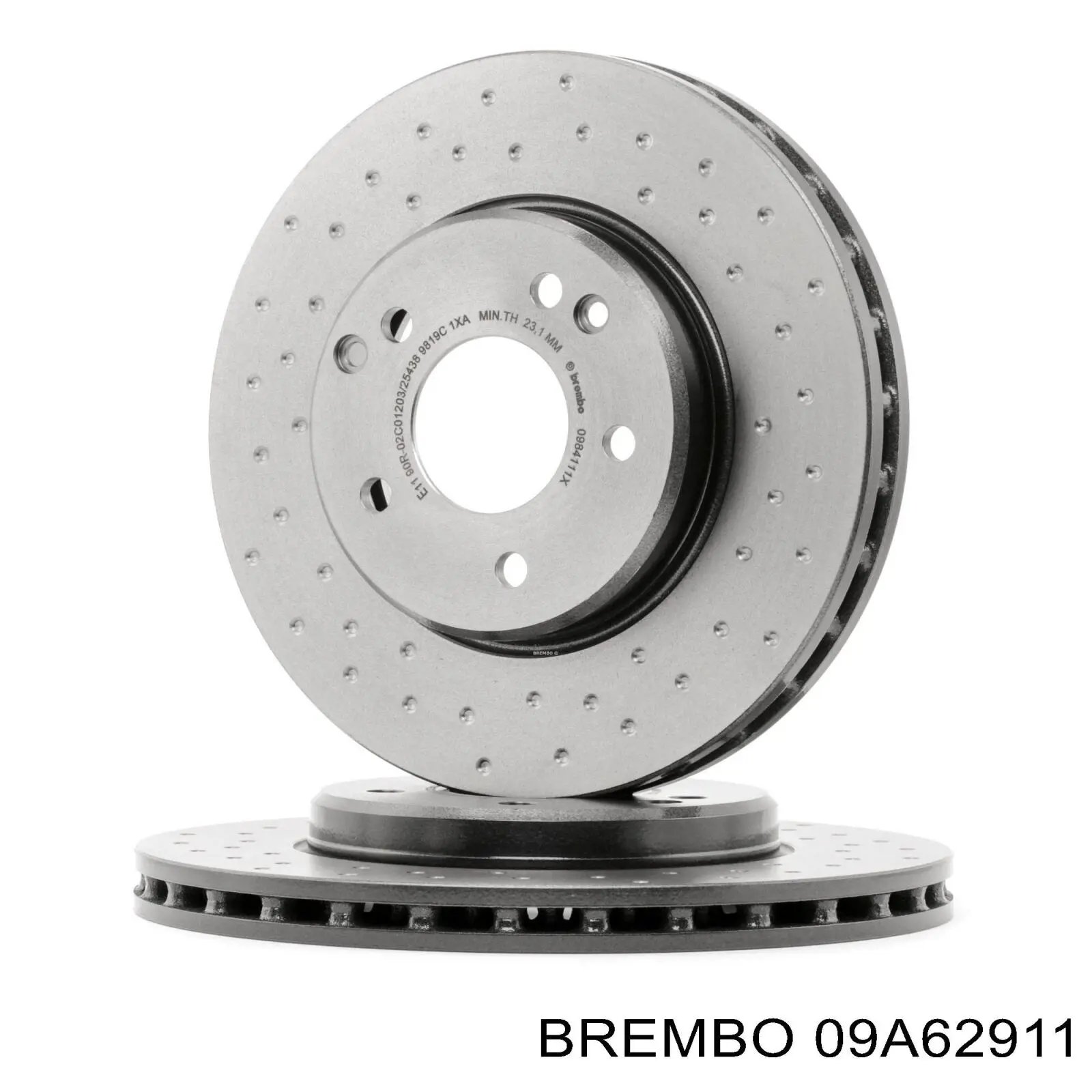 Задні дискові гальма Brembo 09A62911 ціна, від 54.40 USD