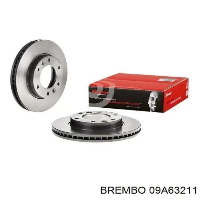 Диск гальмівний передній 09A63211 Brembo