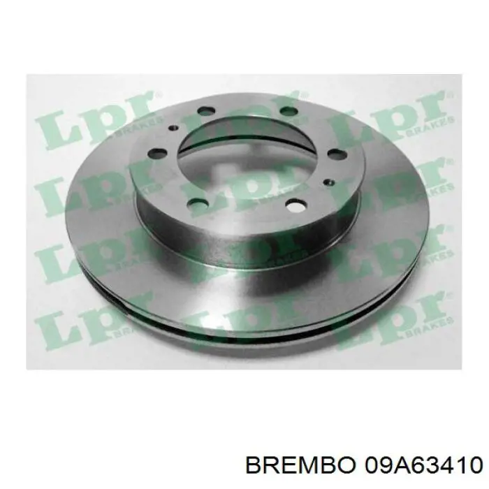 Диск гальмівний передній 09A63410 Brembo