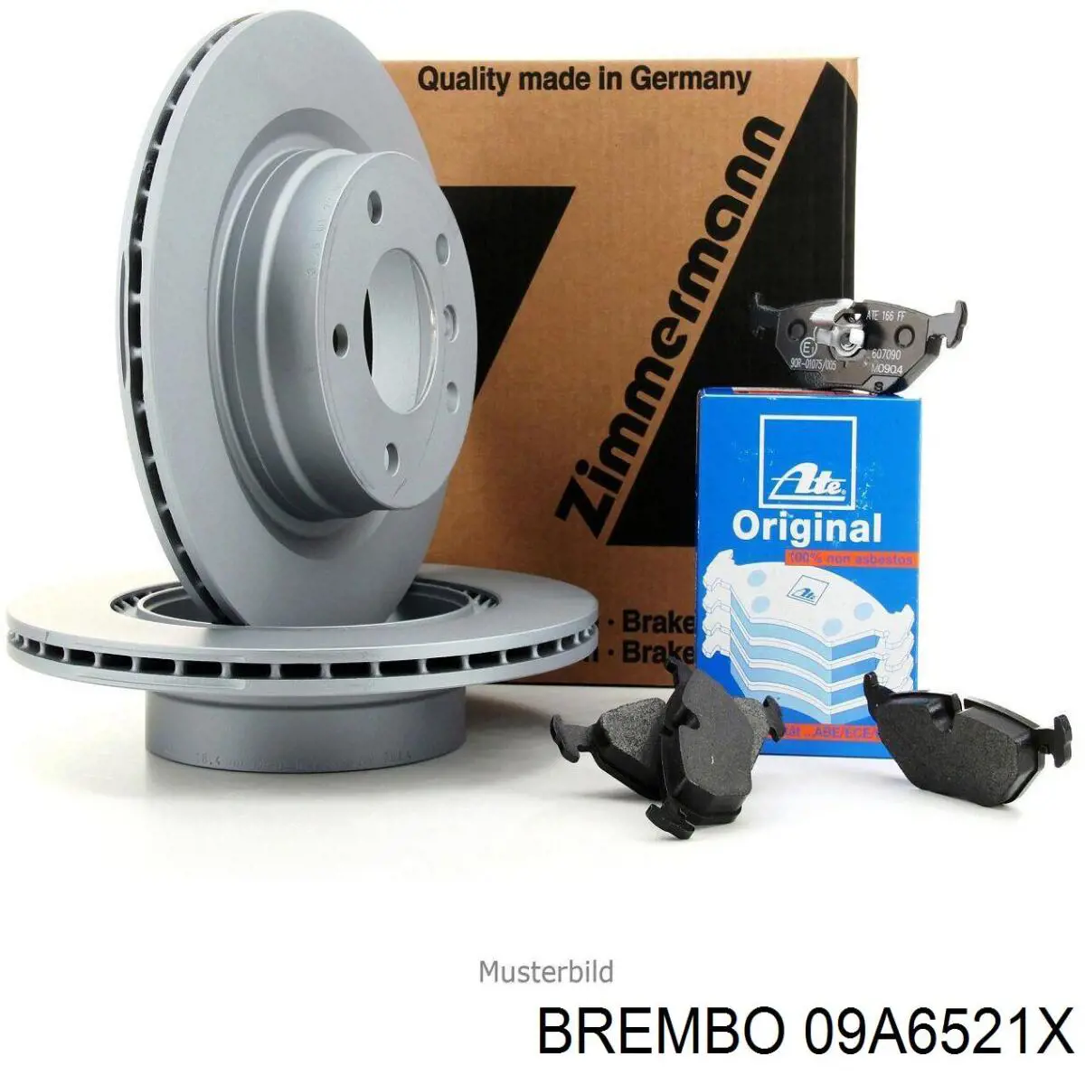 Купити 09A6521X Brembo Диск заднього гальма