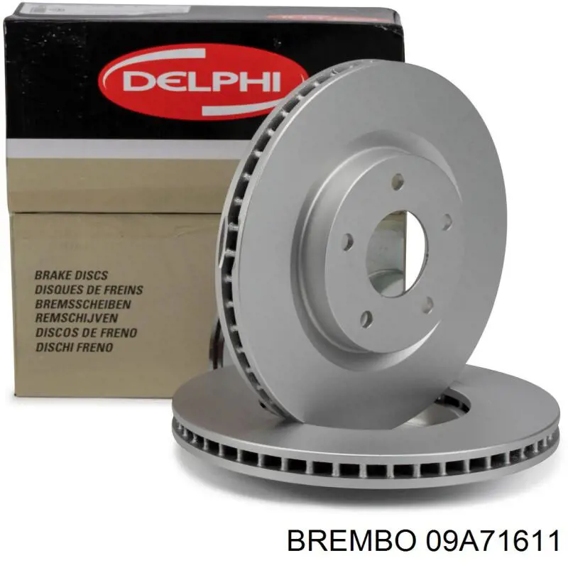 09A71611 Brembo Гальмо дискове переднє
