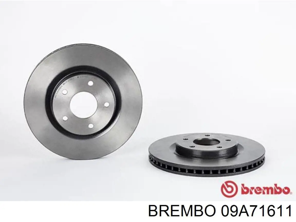 Купити 09A71611 Brembo Ротор гальмівний