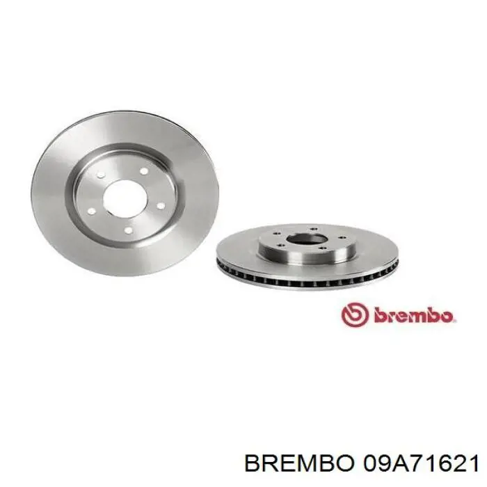 09A71621 Brembo диск гальмівний передній