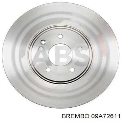 09A72611 Brembo Гальмо дискове переднє