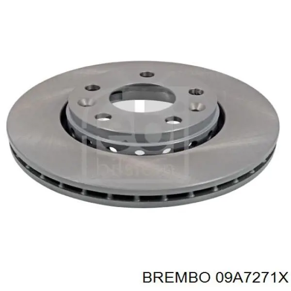 09A7271X Brembo диск гальмівний передній