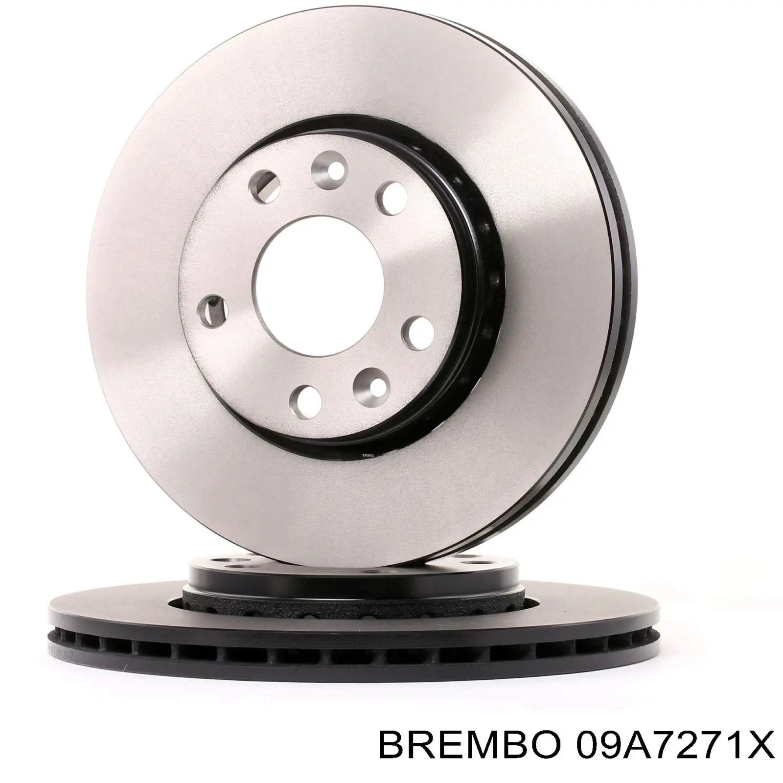 Диск переднього гальма Brembo 09A7271X ціна, від 50.14 USD