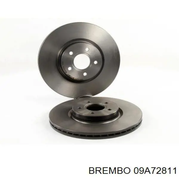 Купити 09A72811 Brembo Ротор гальмівний