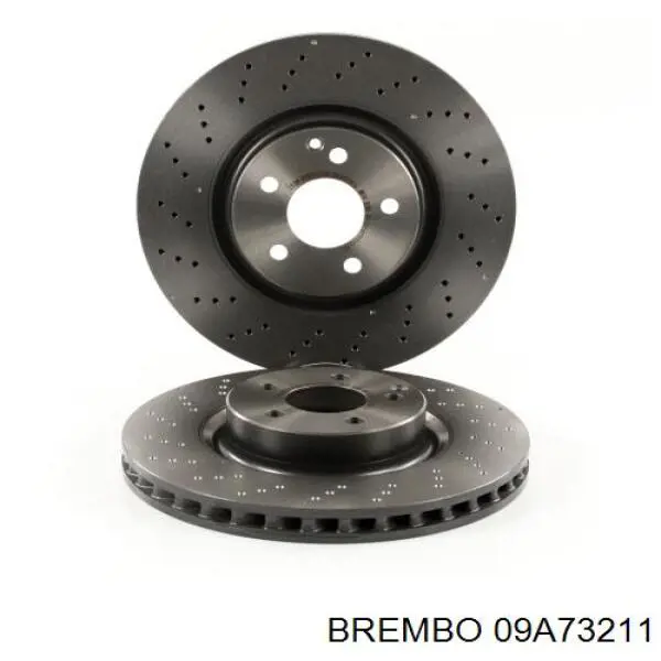 Диск гальмівний передній Brembo 09A73211