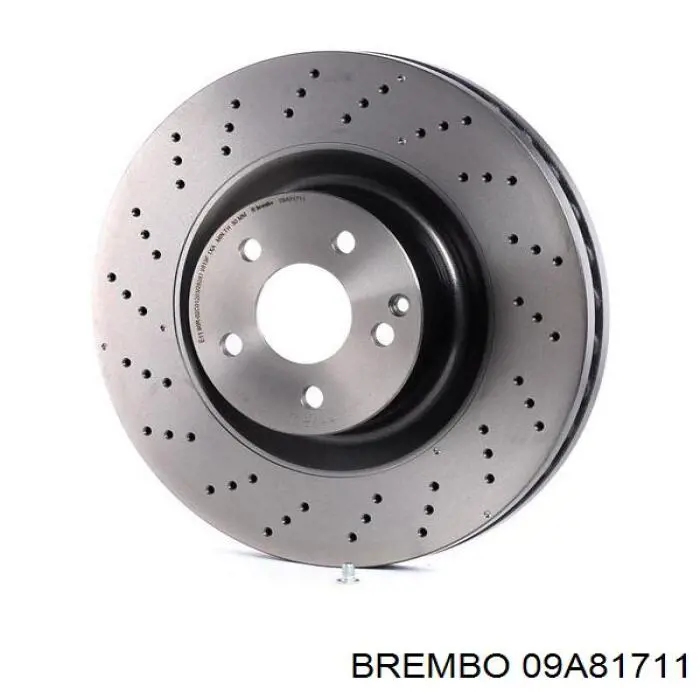 Купити 09A81711 Brembo Ротор гальмівний