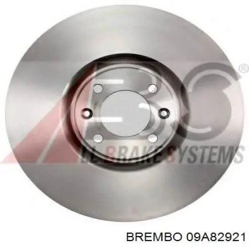 09A82921 Brembo диск гальмівний передній