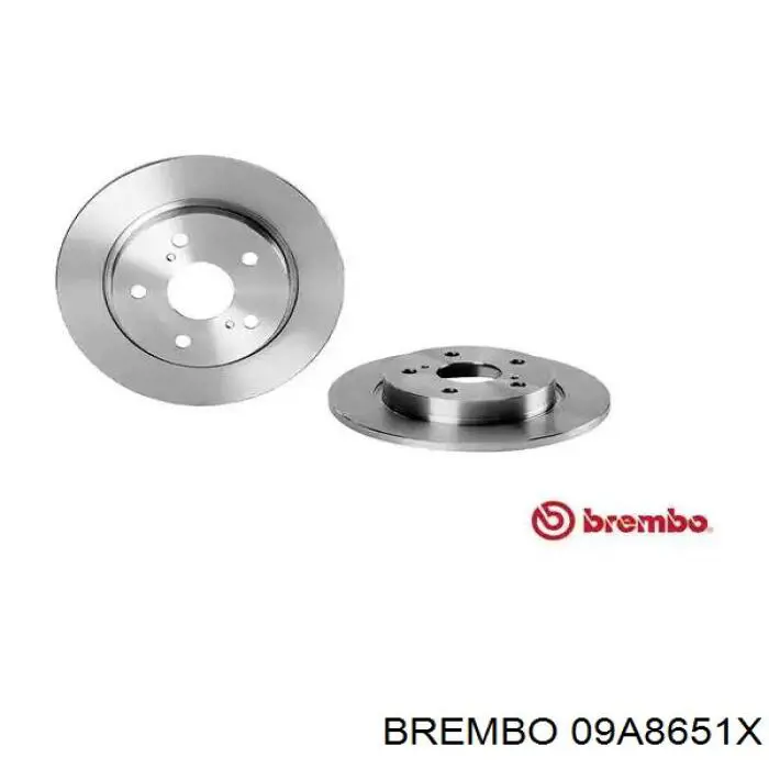 Купити 09A8651X Brembo Ротор гальмівний