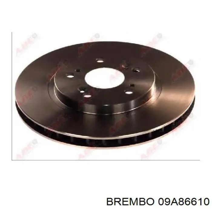 Диск переднього гальма Brembo 09A86610 ціна, від 64.19 USD