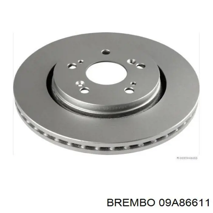 Купити 09A86611 Brembo Ротор гальмівний