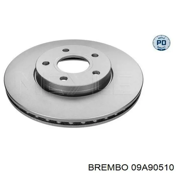 Купити 09A90510 Brembo Ротор гальмівний
