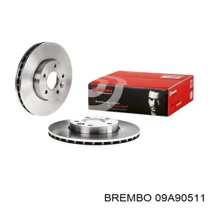 Гальмівні диски передні 09A90511 Brembo