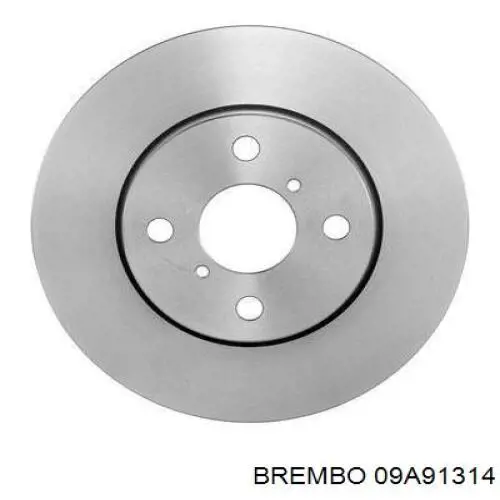 Гальмівні диски передні 09A91314 Brembo