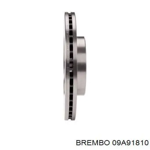 Диск гальмівний передній Brembo 09A91810