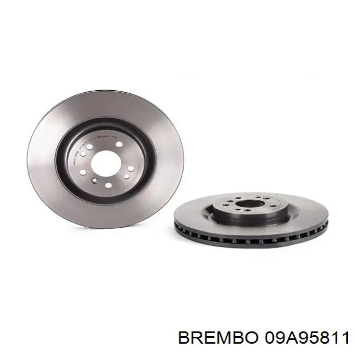 Диск гальмівний передній 09A95811 Brembo