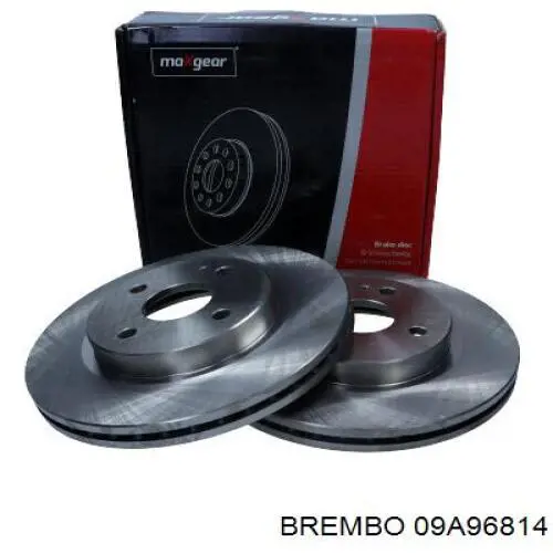 Диск переднього гальма Brembo 09A96814 ціна, від 46.05 USD