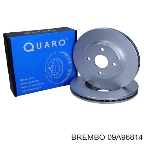 Купити 09A96814 Brembo Ротор гальмівний