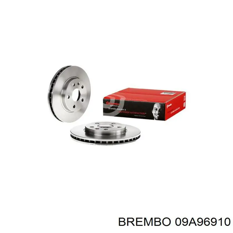 Диск гальмівний передній Brembo 09A96910