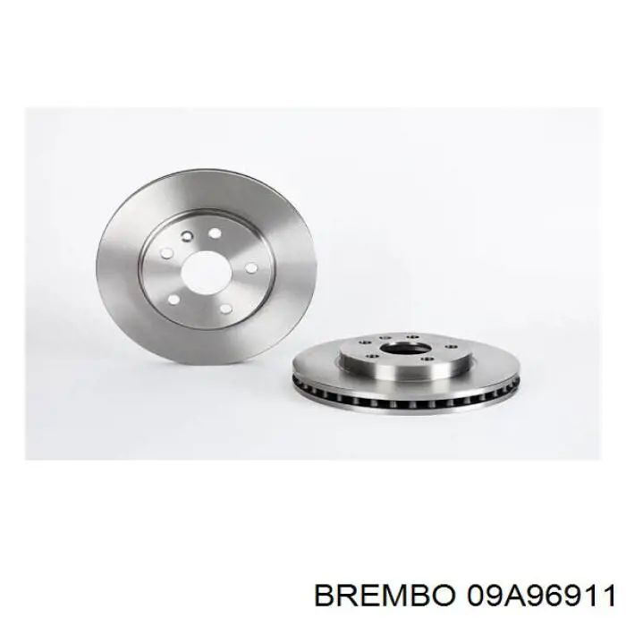 Диск переднього гальма Brembo 09A96911 ціна, від 58.68 USD