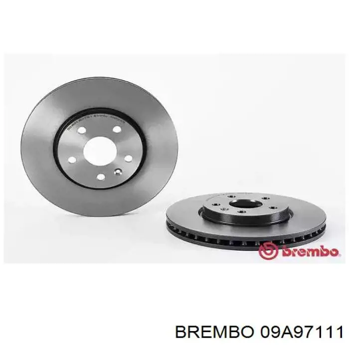 Диск гальмівний передній 09A97111 Brembo