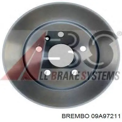 Гальмівні диски 09A97211 Brembo