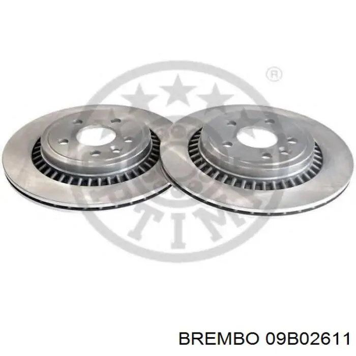 Гальмівні диски 09B02611 Brembo
