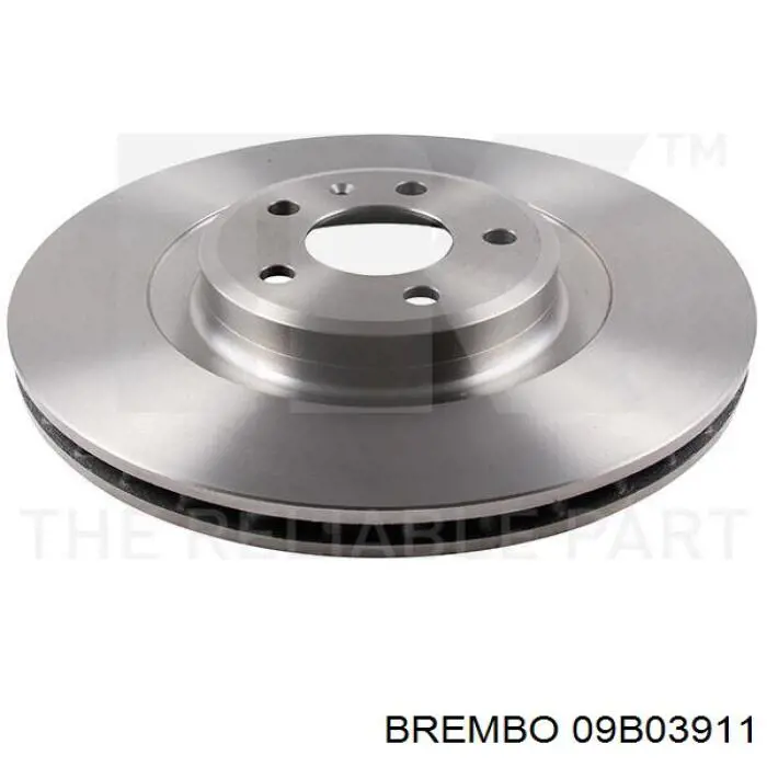 09B03911 Brembo диск гальмівний передній