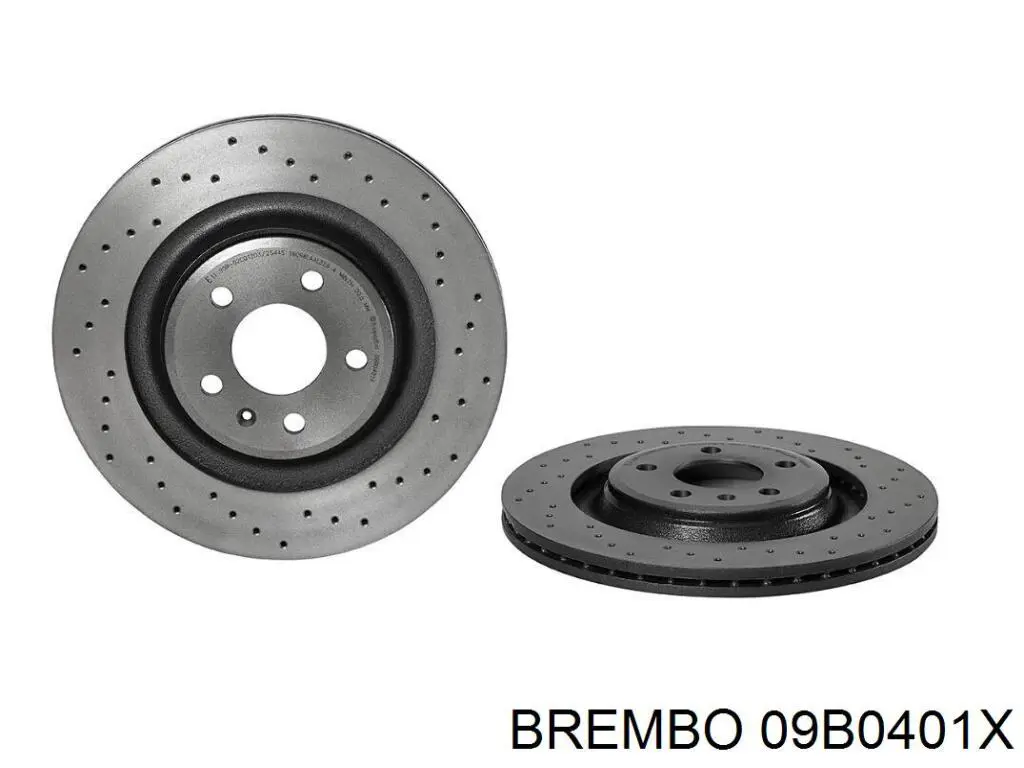 09B0401X Brembo диск гальмівний задній