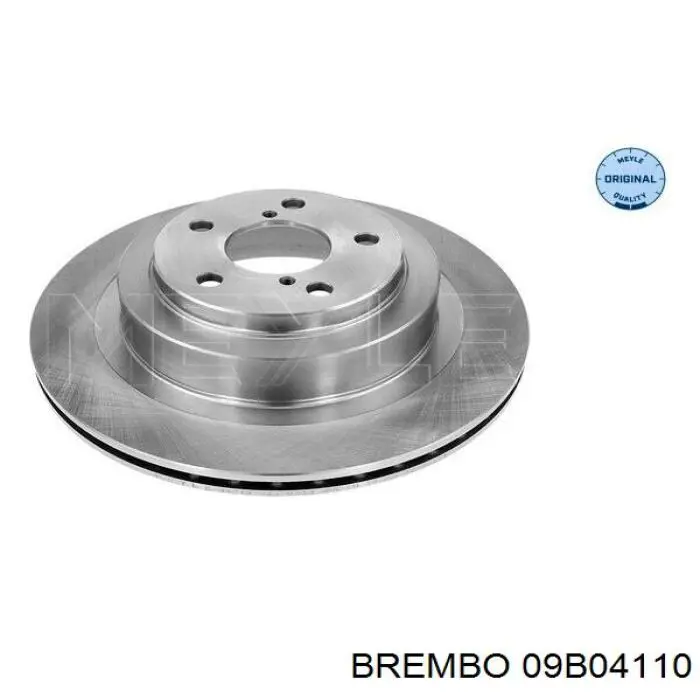 09B04110 Brembo диск гальмівний задній