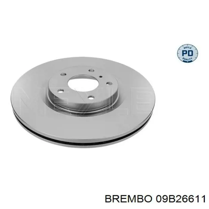 Диск гальмівний передній 09B26611 Brembo