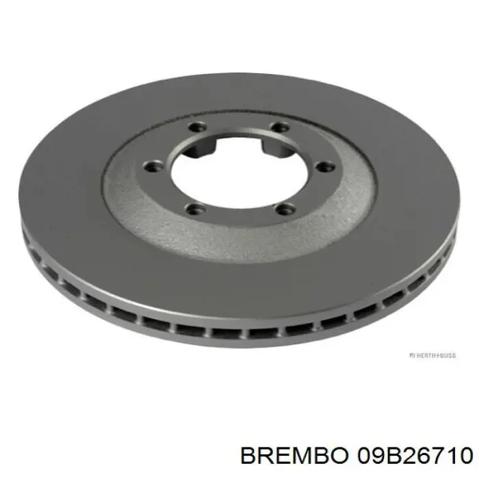 Диск гальмівний передній 09B26710 Brembo