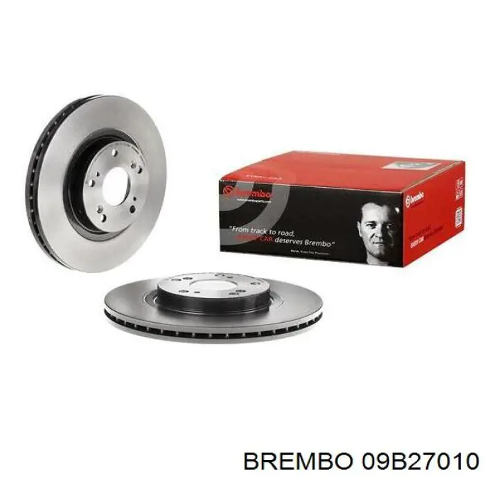 Диск гальмівний передній Brembo 09B27010