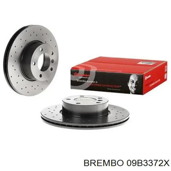Купити 09B3372X Brembo Ротор гальмівний