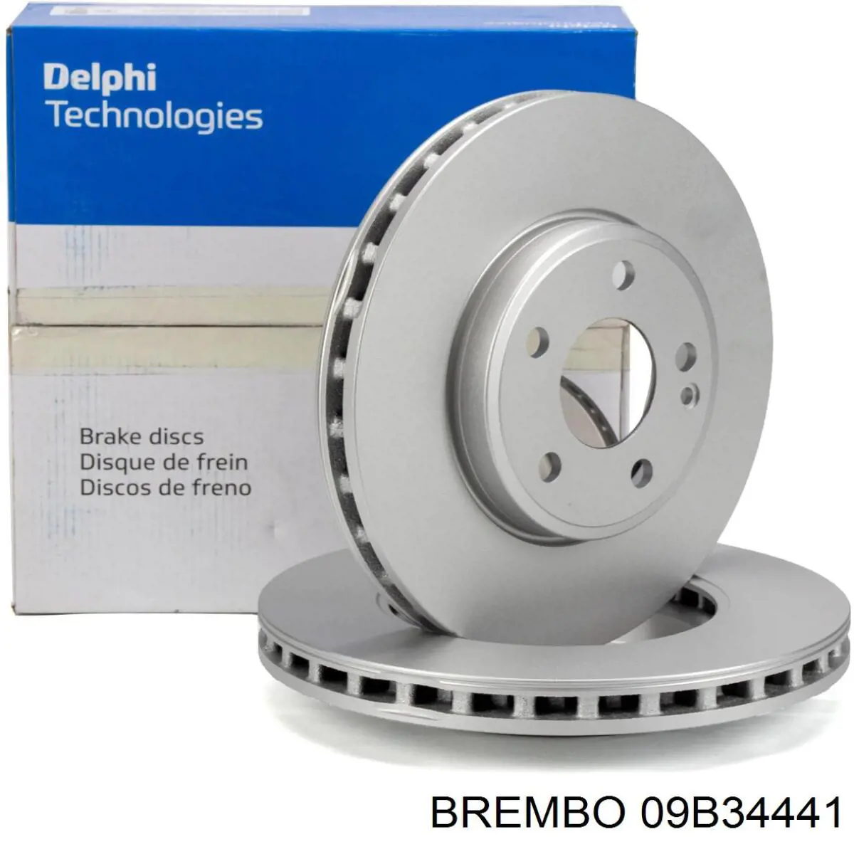 Гальмівні диски передні 09B34441 Brembo