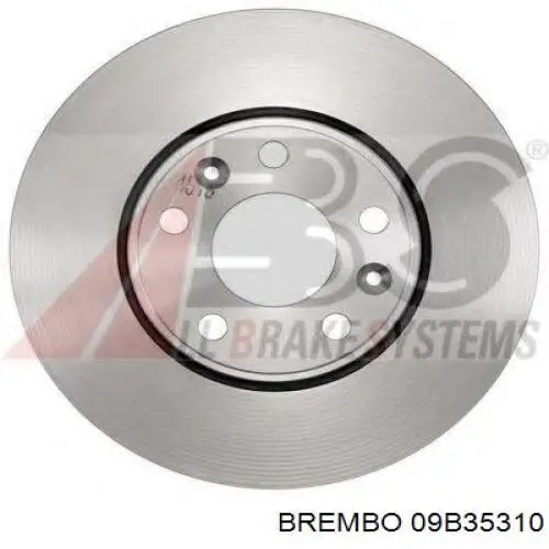 Диск гальмівний передній Brembo 09B35310