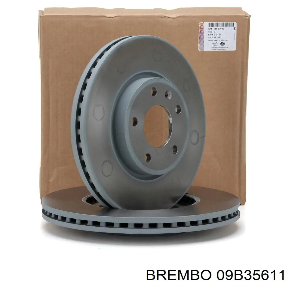09B35611 Brembo Гальмо дискове переднє