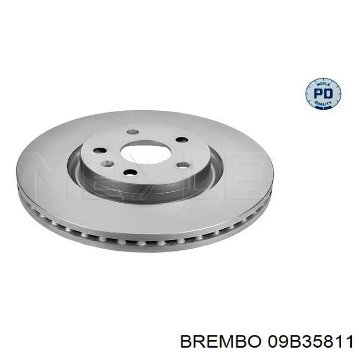 Диск гальмівний передній 09B35811 Brembo