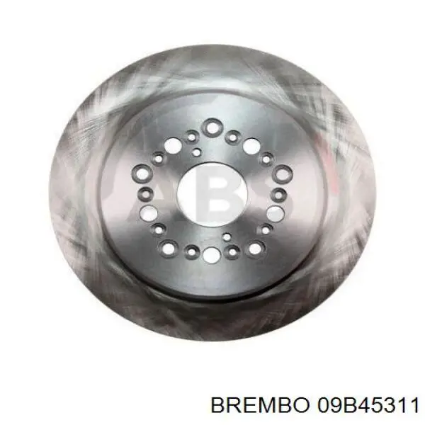 Диск гальмівний задній 09B45311 Brembo