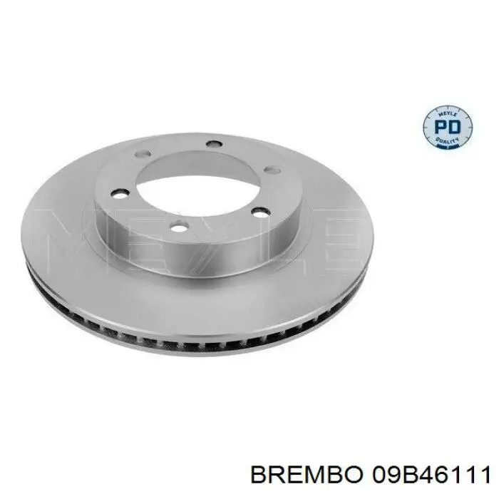 09B46111 Brembo диск гальмівний передній