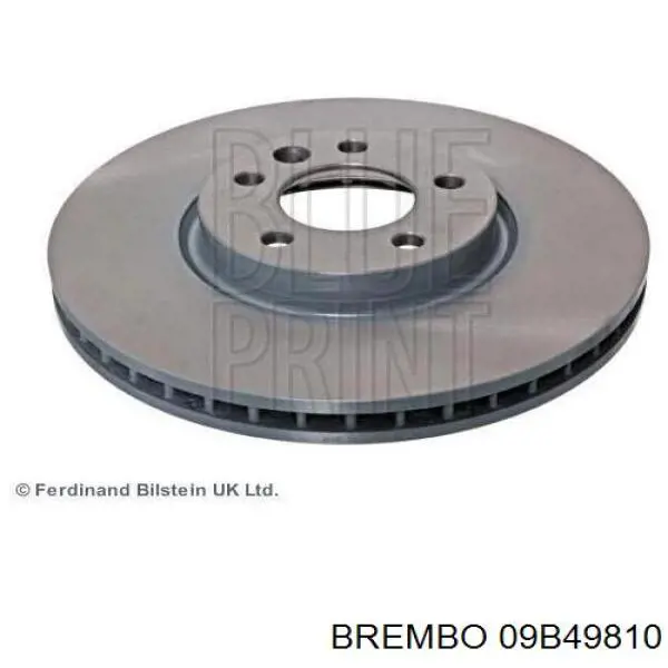 Диск переднього гальма Brembo 09B49810 ціна, від 96.24 USD