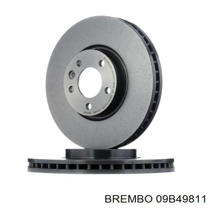 Диск гальмівний передній 09B49811 Brembo