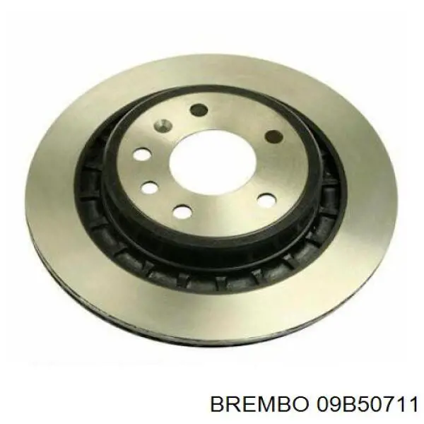 Купити 09B50711 Brembo Диск заднього гальма